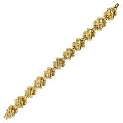 Tiffany & Co. 18kt Gold Classic x Link Bracelet