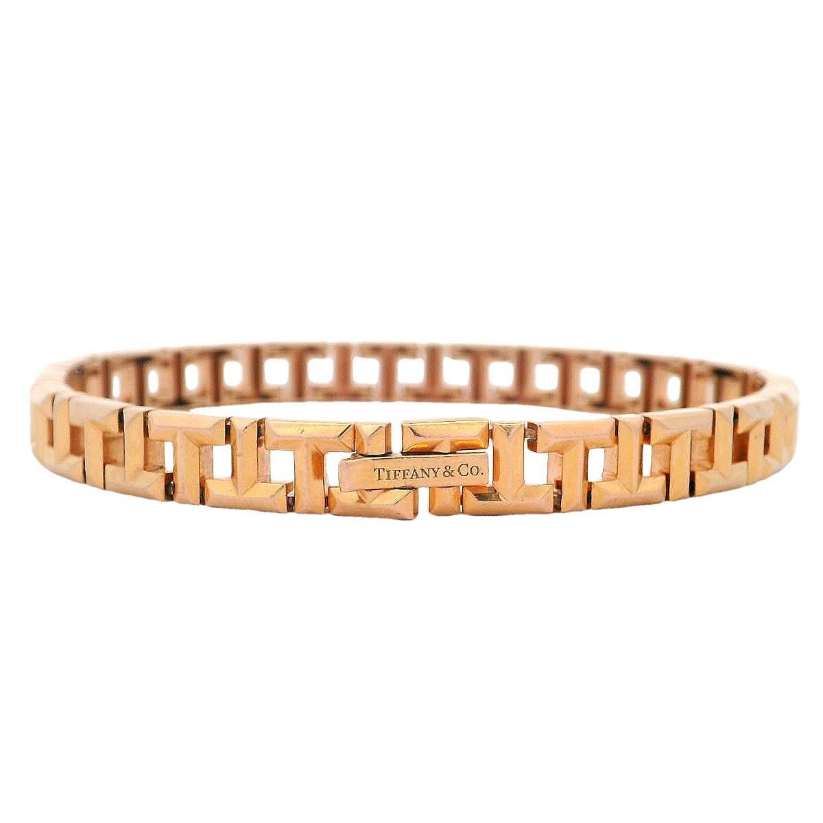 Women's or Men's TIFFANY & CO 18kt True Narrow Bracelet in Yellow Gold