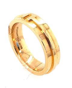 Tiffany & Co. 18 Karat Yellow Gold Wedding Ring / Band