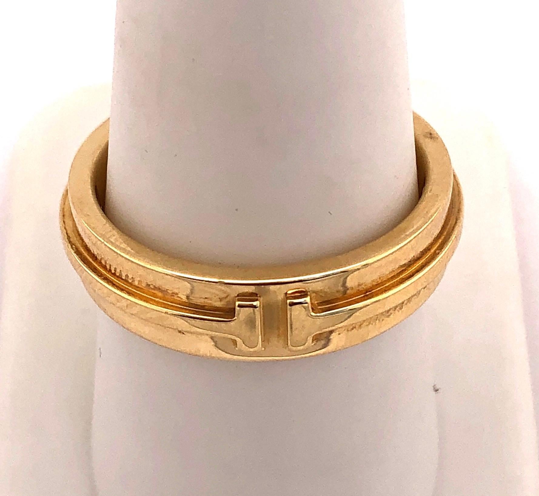 Modern Tiffany & Co. 18 Karat Yellow Gold Wedding Ring / Band For Sale