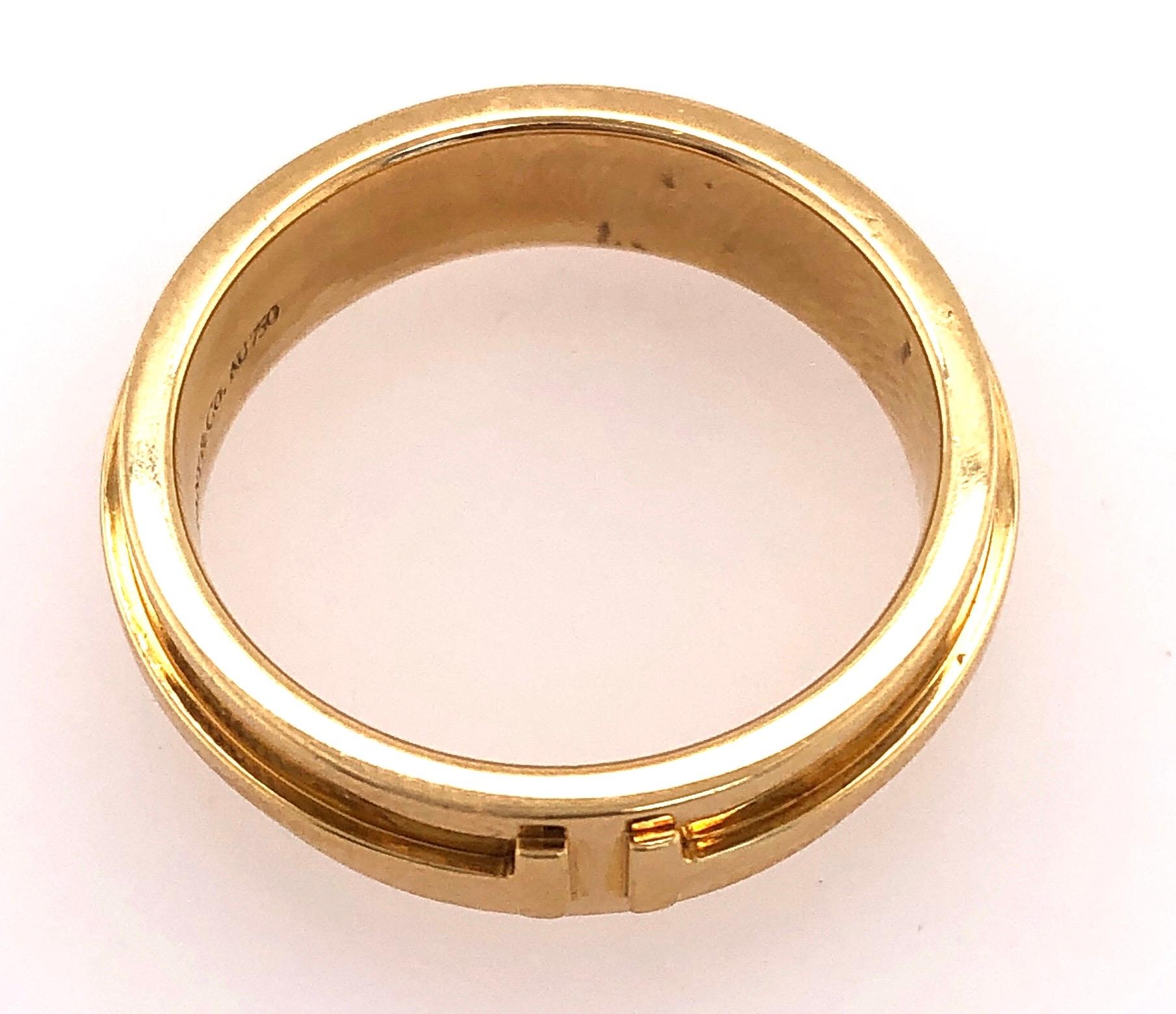 Tiffany & Co. 18 Karat Yellow Gold Wedding Ring / Band For Sale 1