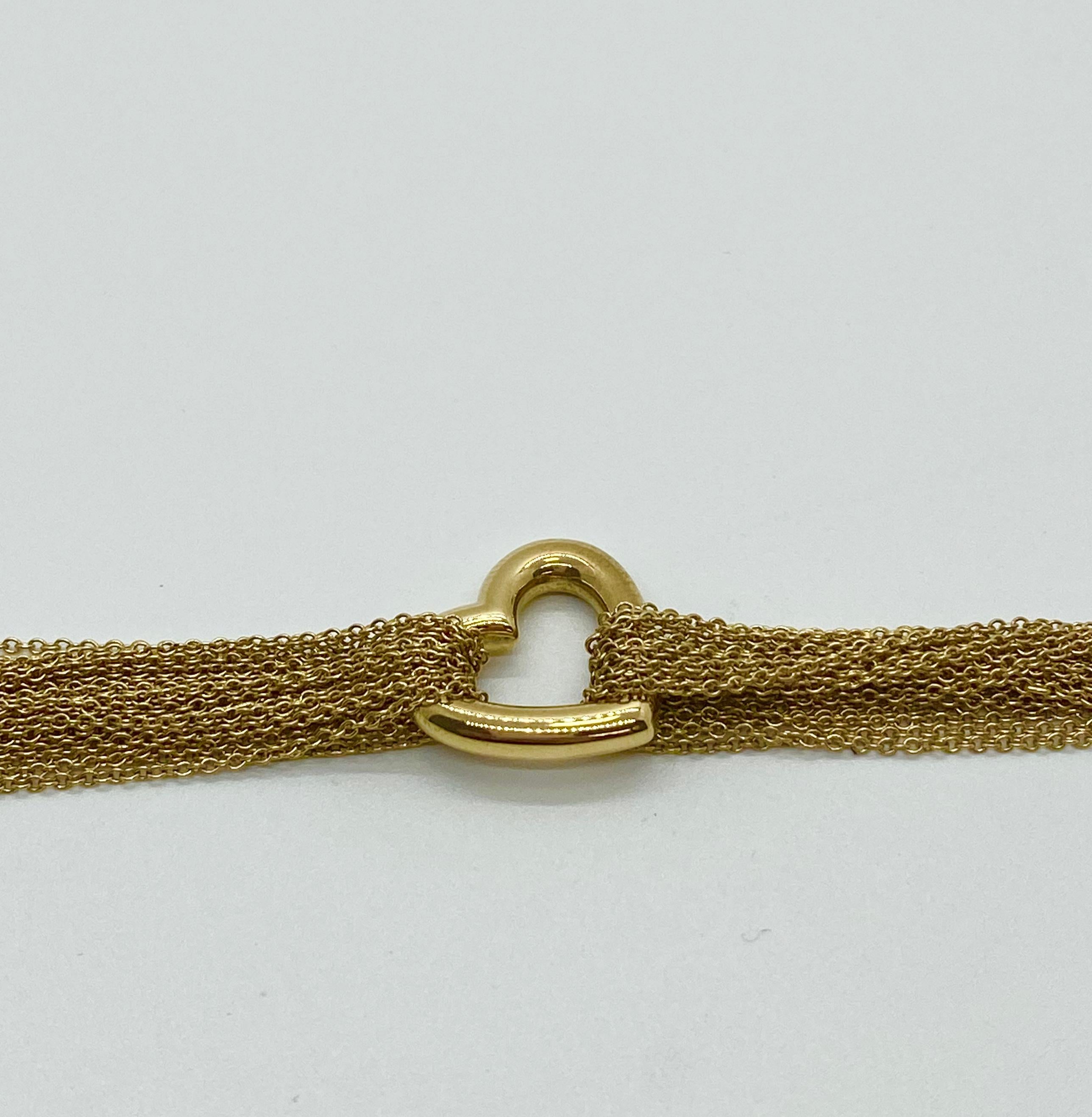 tiffany mesh heart bracelet