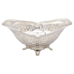 TIFFANY & CO. 1907 John C. Moore Four-Legged Nut Dish In .925 Sterling Silver