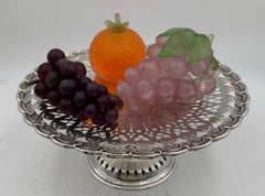 Tiffany & Co. 1907 Sterling Silver Compote Tazza Centerpiece Dish Palm Pattern
