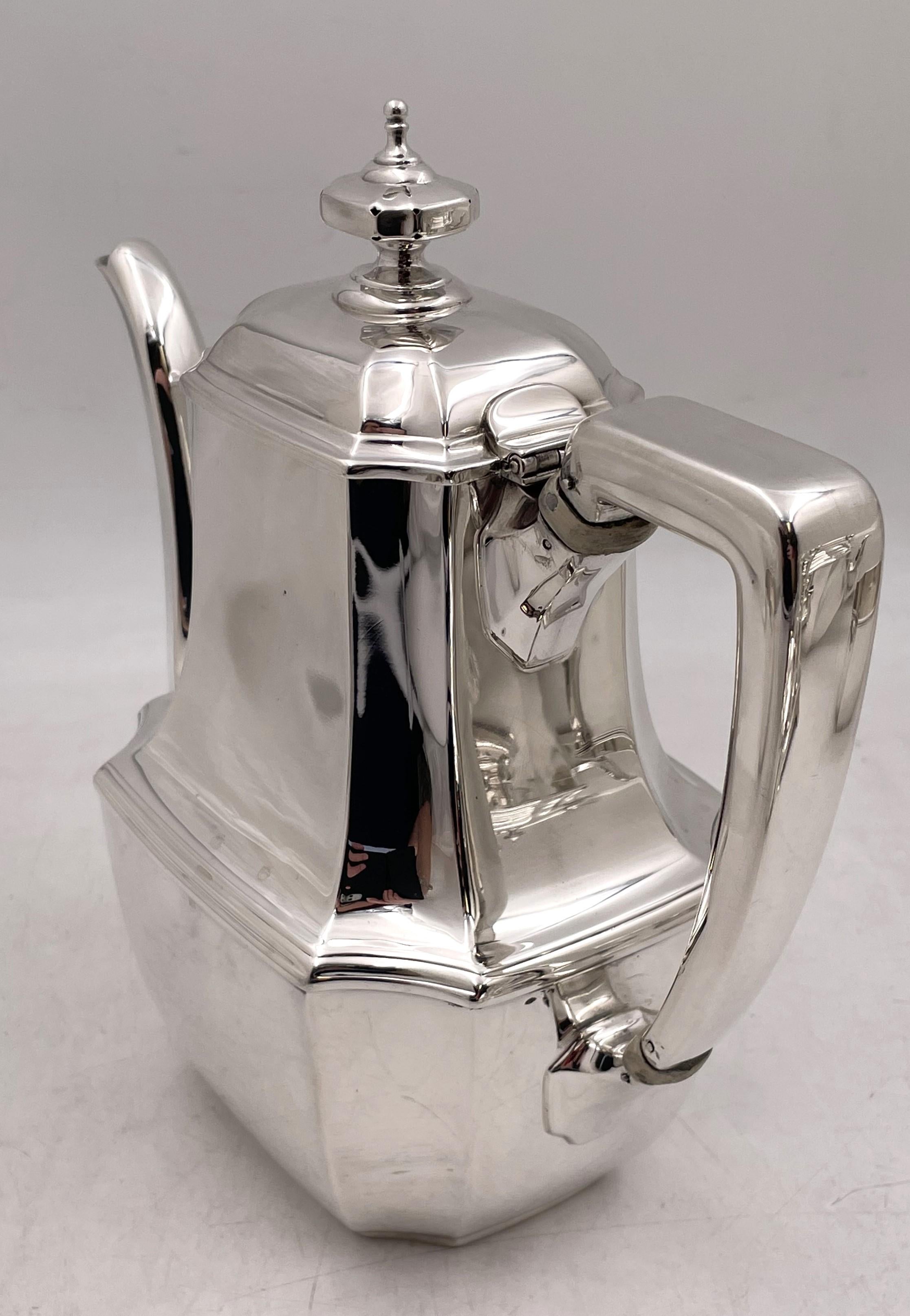 Tiffany & Co. 1912 Sterling Silber 6-teiliges Tee- und Kaffee-Set Hampton Art Deco von Tiffany & Co. 5