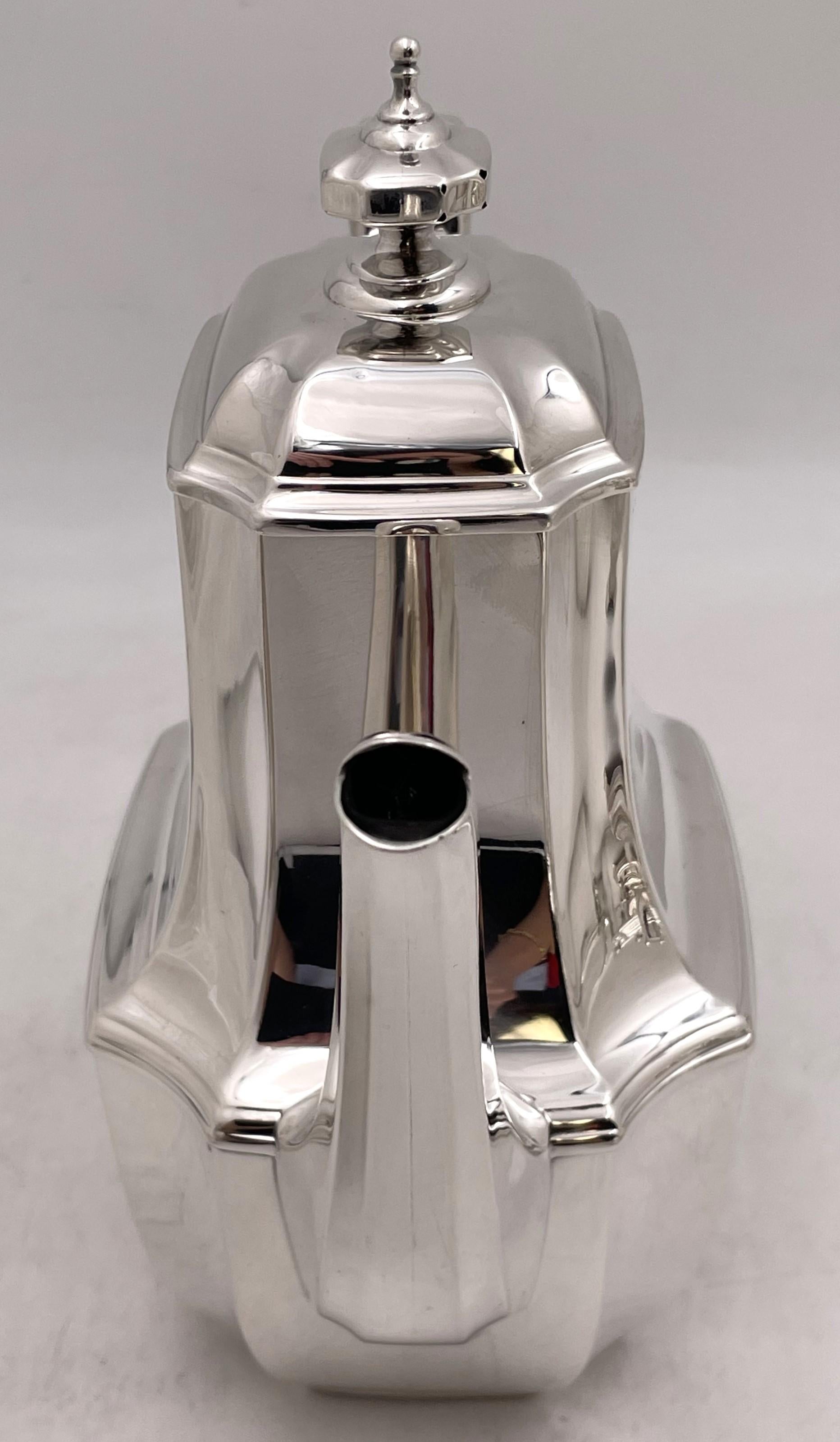 Tiffany & Co. 1912 Sterling Silber 6-teiliges Tee- und Kaffee-Set Hampton Art Deco von Tiffany & Co. 6
