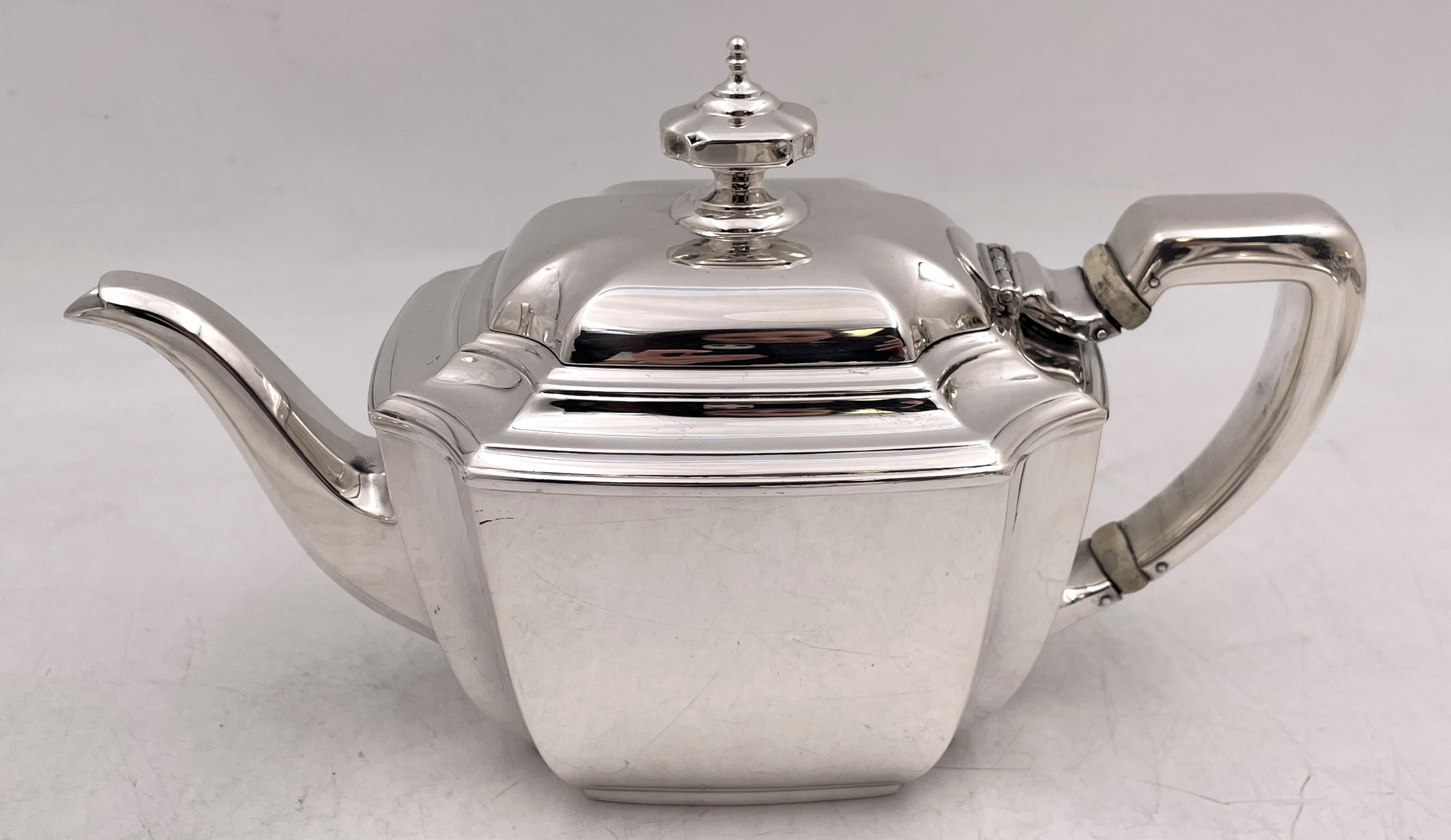 Tiffany & Co. 1912 Sterling Silber 6-teiliges Tee- und Kaffee-Set Hampton Art Deco von Tiffany & Co. 7