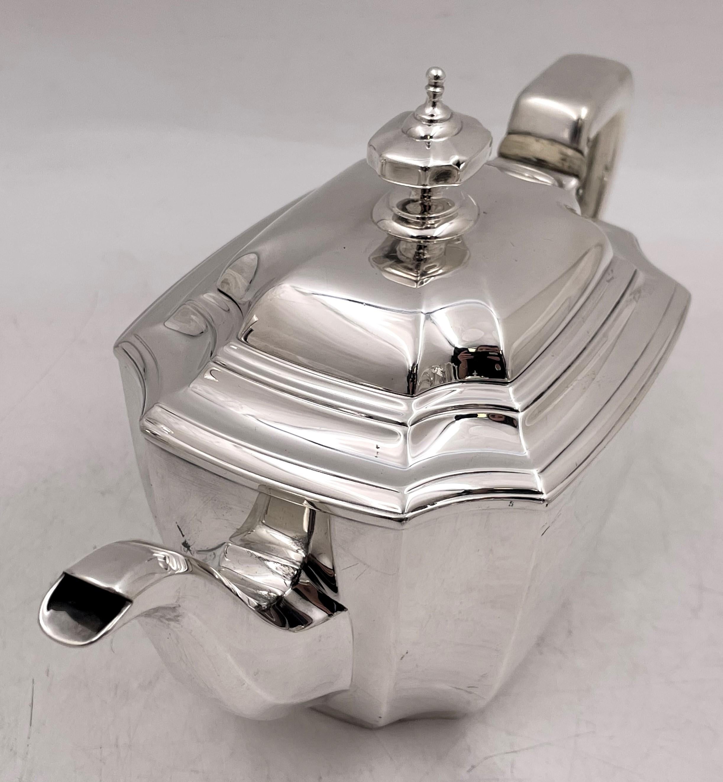 Tiffany & Co. 1912 Sterling Silber 6-teiliges Tee- und Kaffee-Set Hampton Art Deco von Tiffany & Co. 8