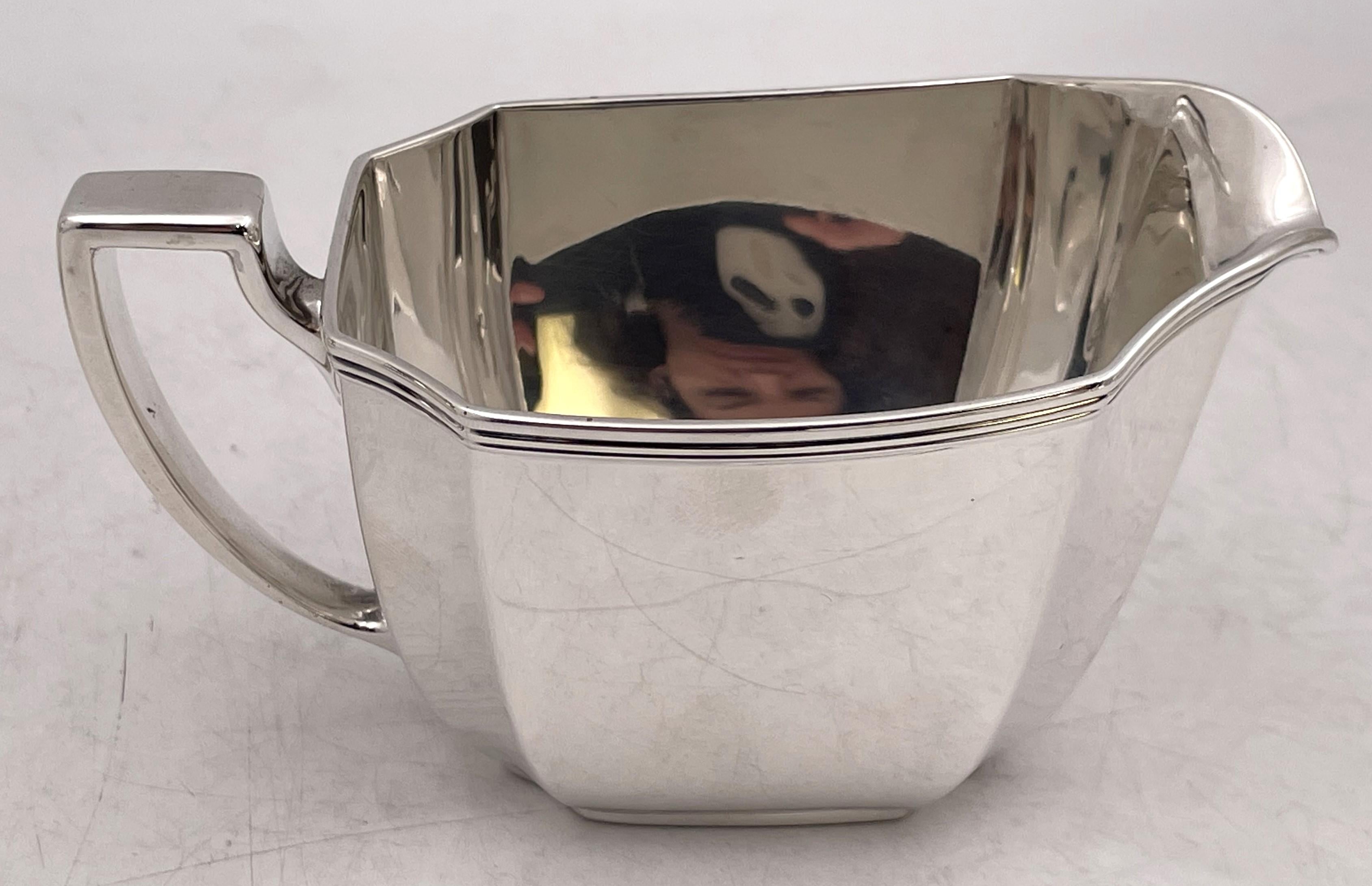 Tiffany & Co. 1912 Sterling Silber 6-teiliges Tee- und Kaffee-Set Hampton Art Deco von Tiffany & Co. 11