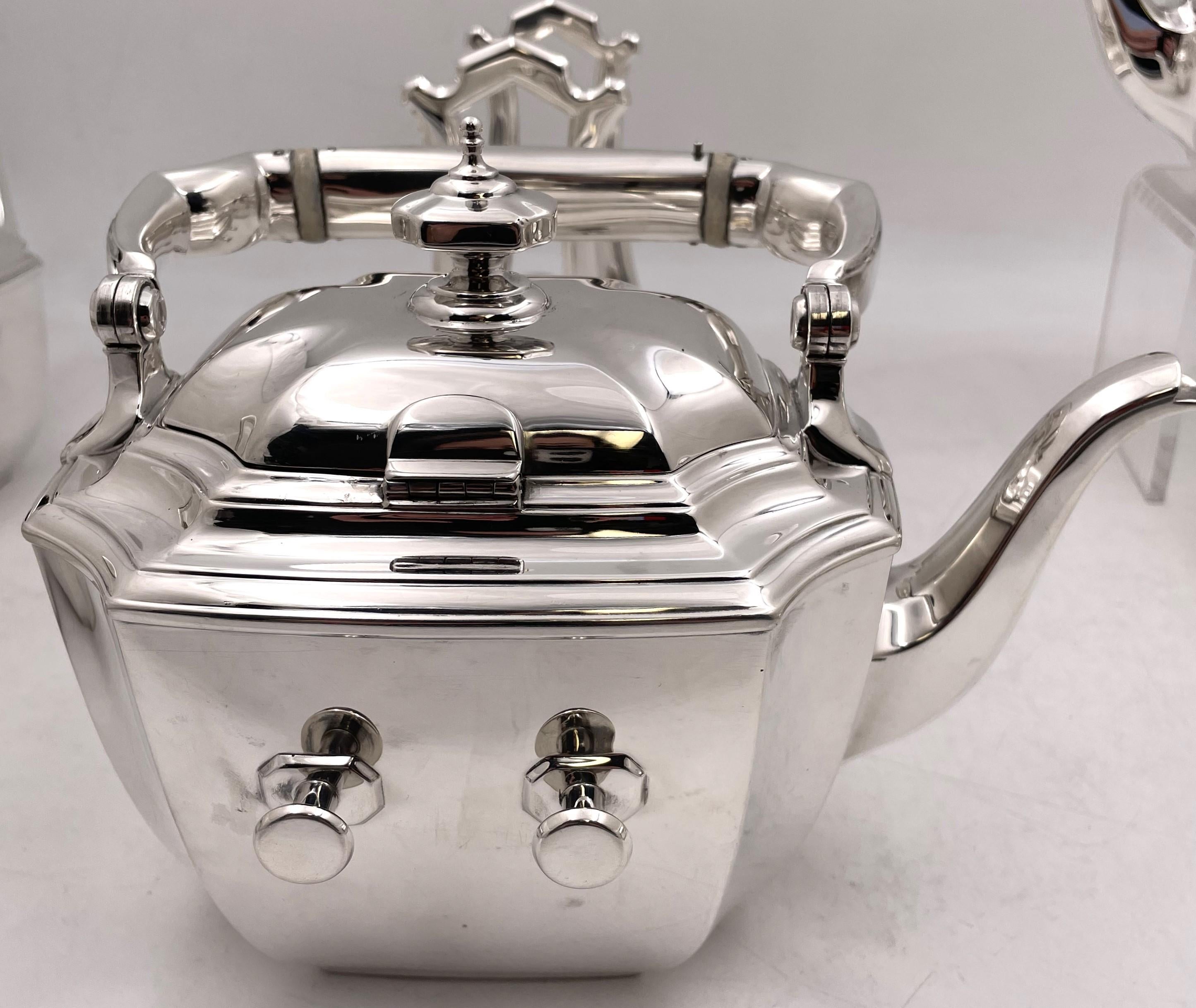 Tiffany & Co. 1912 Sterling Silber 6-teiliges Tee- und Kaffee-Set Hampton Art Deco von Tiffany & Co. (Art déco)
