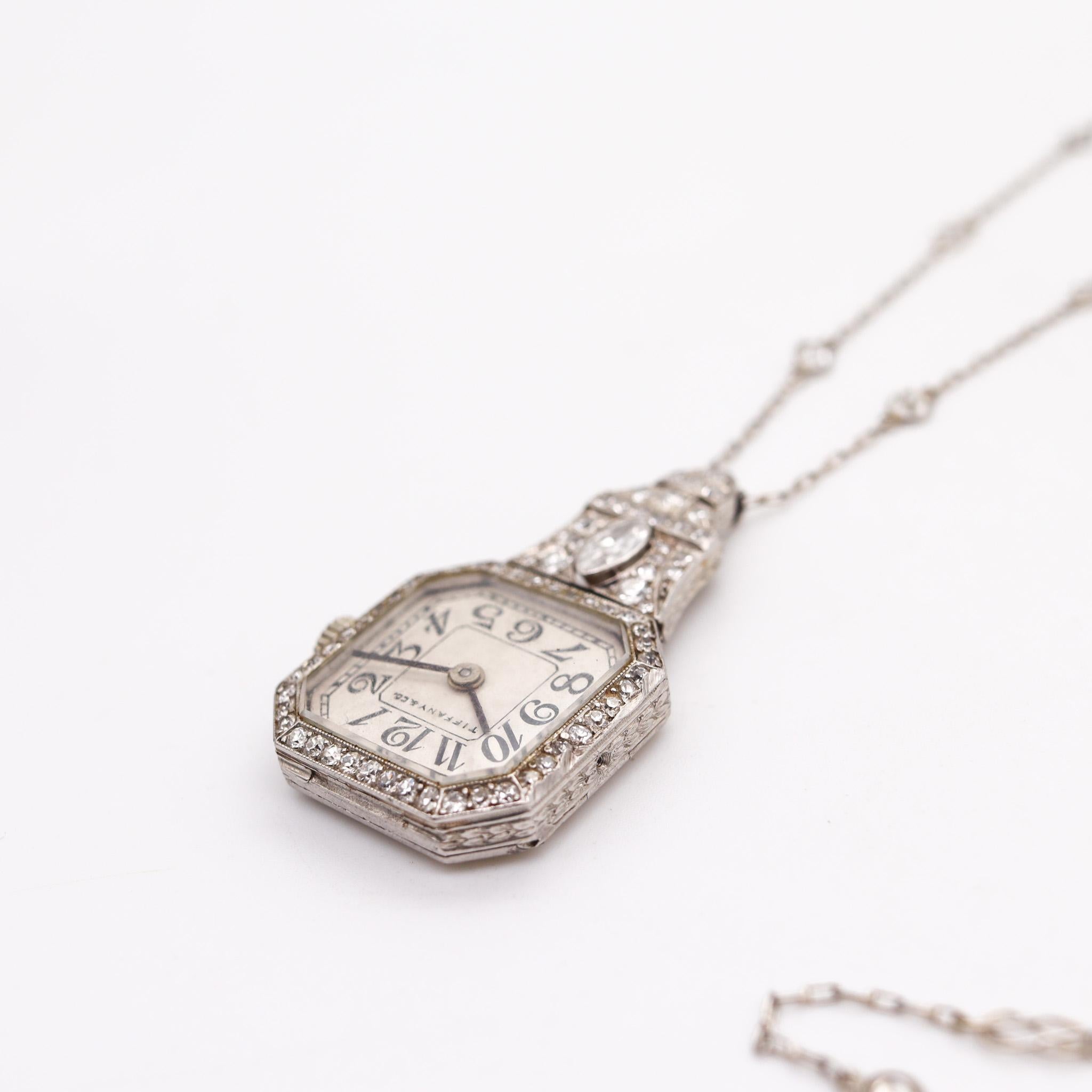 tiffany watch necklace