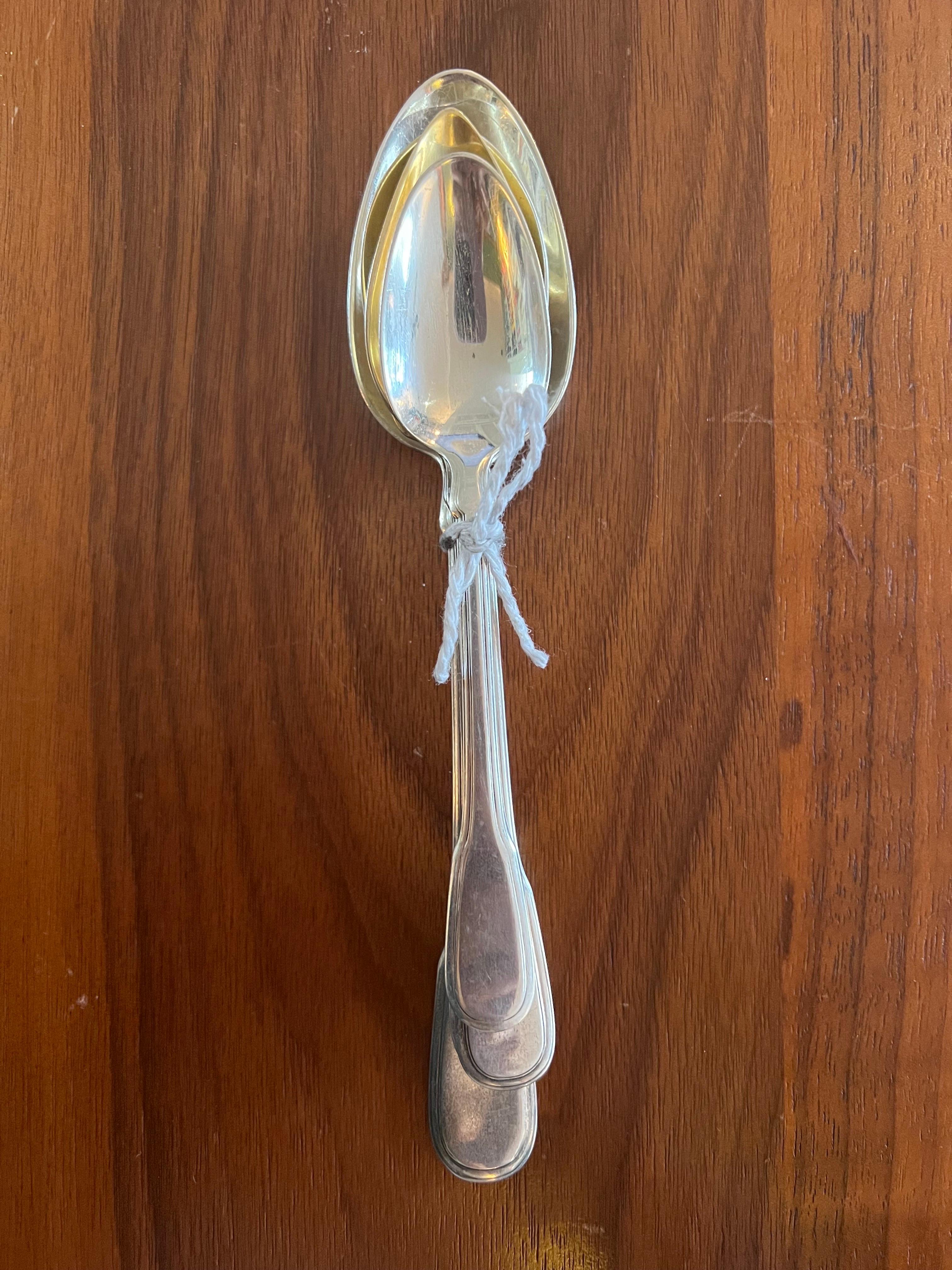 Tiffany & Co 1938 Hamilton Pattern Spoon Variety, Set of 4 2