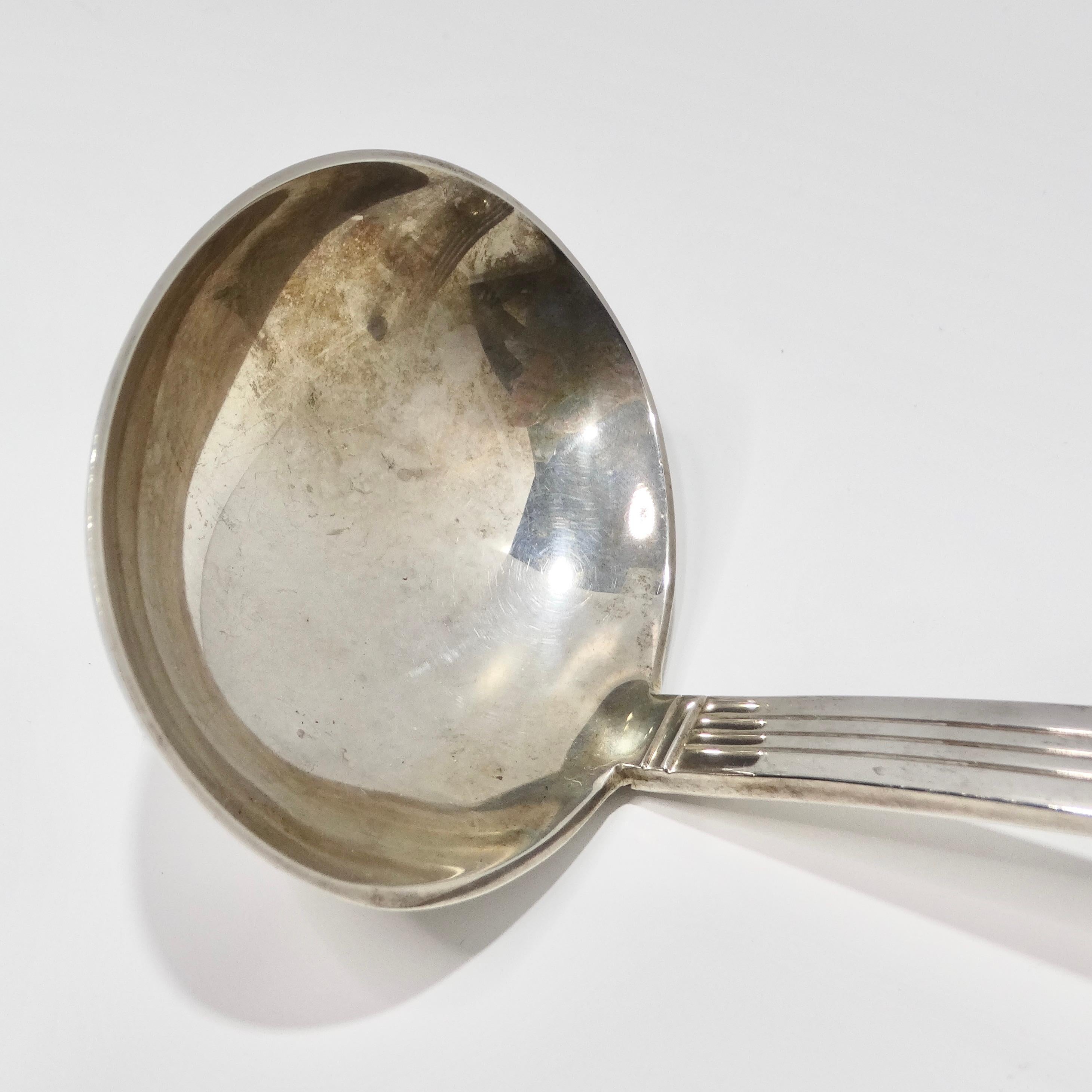 Women's or Men's Tiffany & Co 1950s Silver Large Serving Spoon For Sale