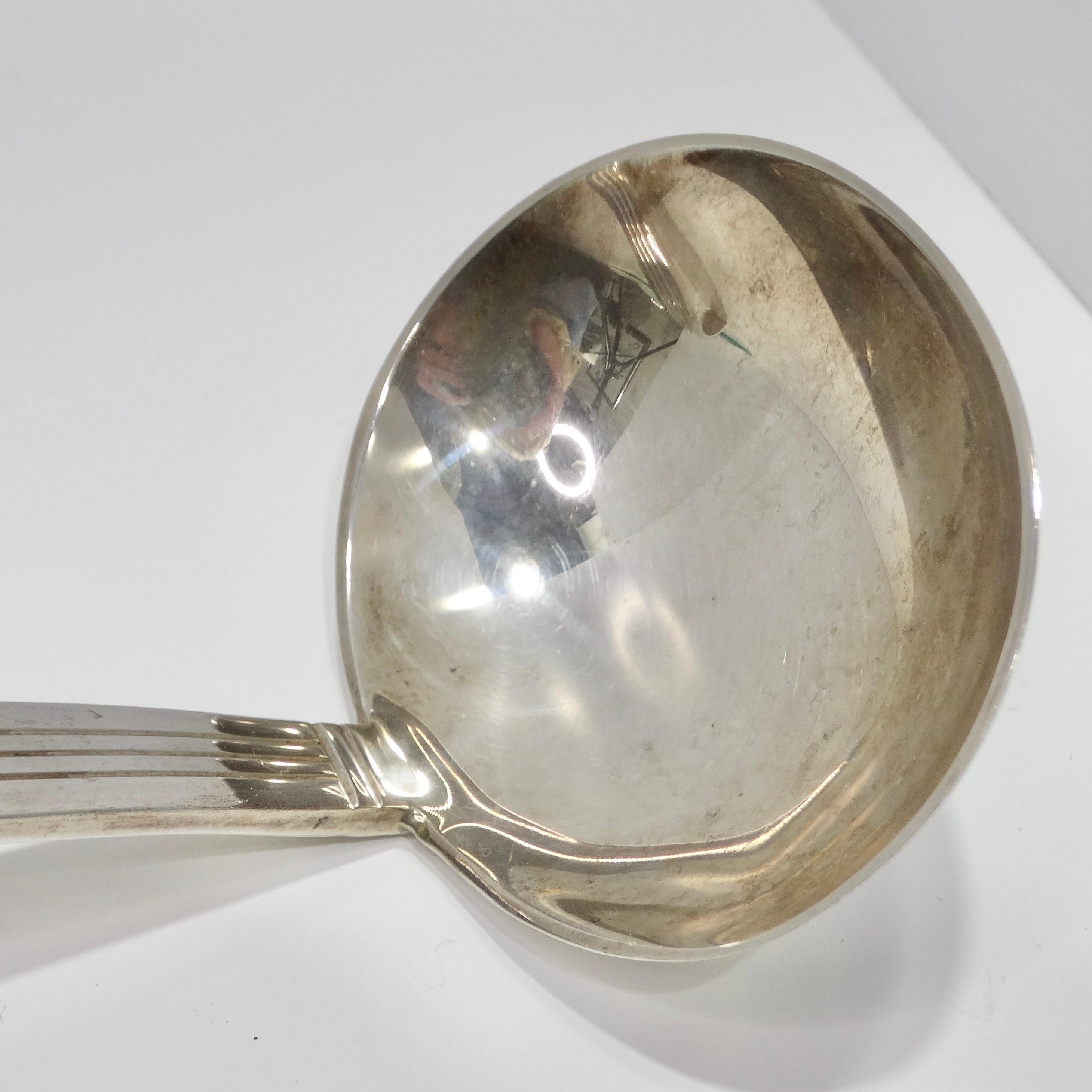 Tiffany & Co 1950s Silver Large Serving Spoon For Sale 1