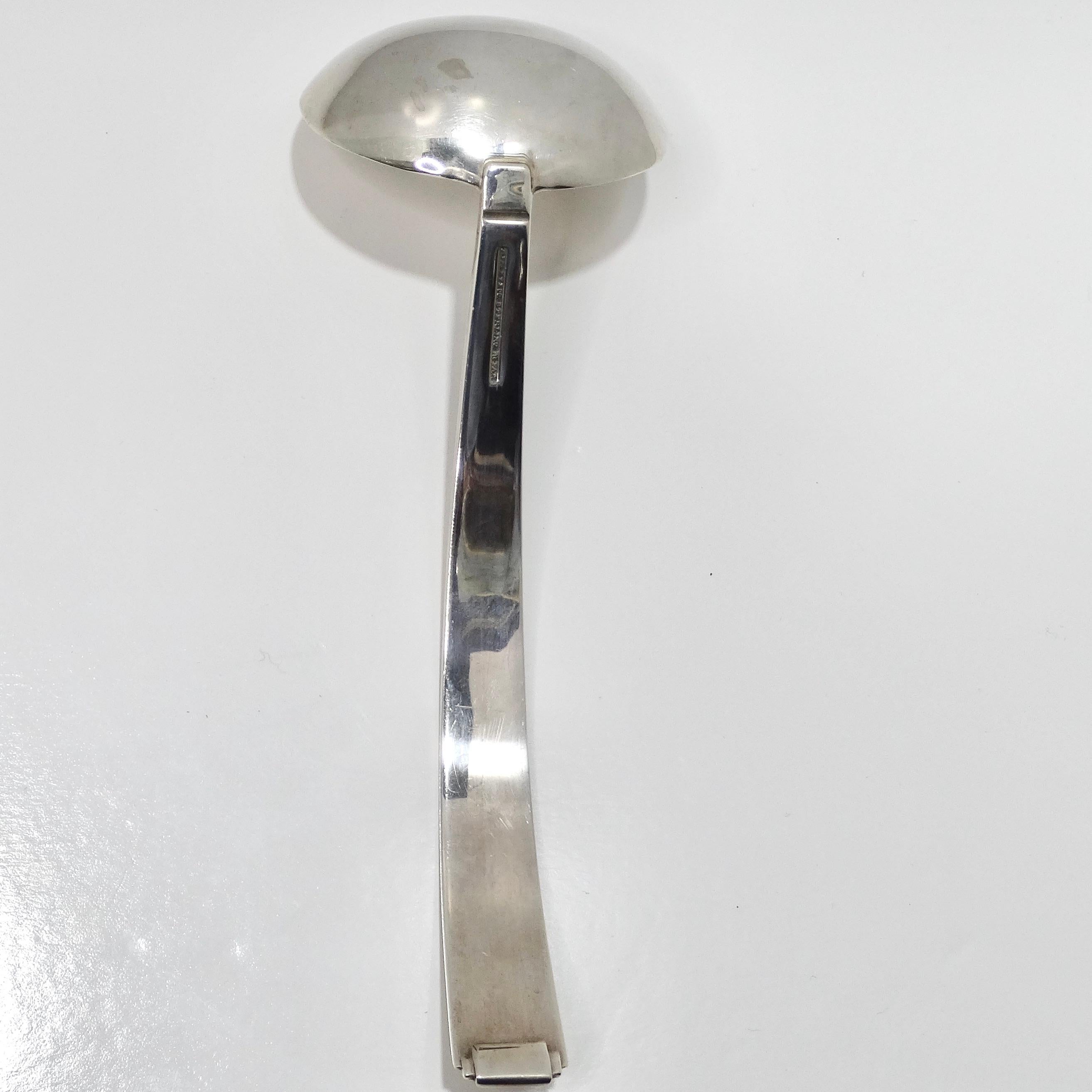 Tiffany & Co 1950s Silver Large Serving Spoon For Sale 3