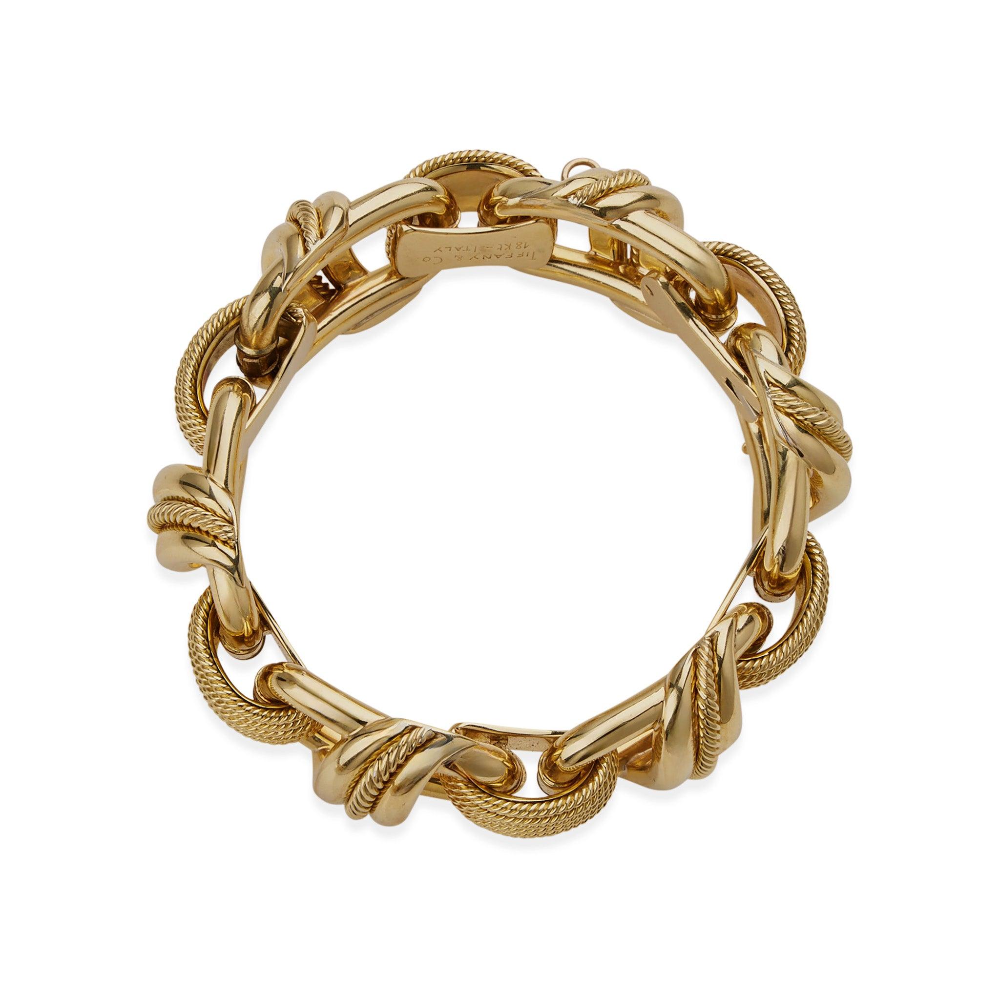Tiffany & Co. 1960er Jahre 18 Karat Goldarmband für Damen oder Herren