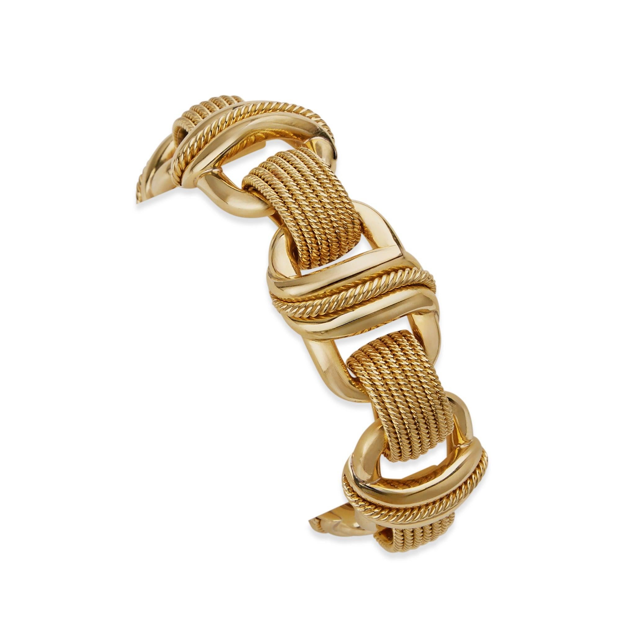 Tiffany & Co. 1960er Jahre 18 Karat Goldarmband 1