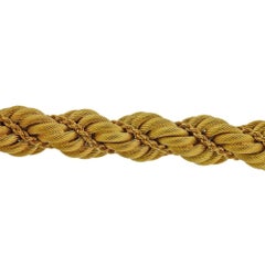 Tiffany & Co. 1960s Gold Twist Bracelet