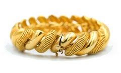 Tiffany & Co. 1960s Italian San Marco Link Bracelet in 18K Yellow Gold
