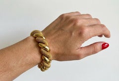 Tiffany & Co. 1960s Italian San Marco Link Bracelet in 18K Yellow Gold