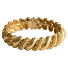 Tiffany & Co. 1960s Italian San Marco Link Bracelet in 18K Yellow Gold