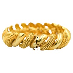 Tiffany & Co. 1960s Italian San Marco Link Bracelet in 18K Yellow Gold