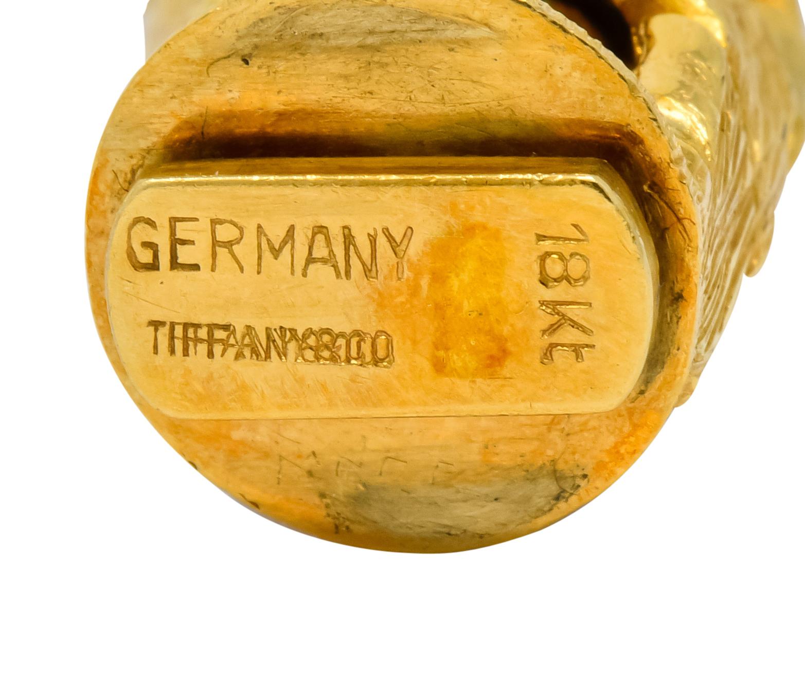 Women's or Men's Tiffany & Co. 1960s Vintage 18 Karat Gold Barrel Link Bracelet