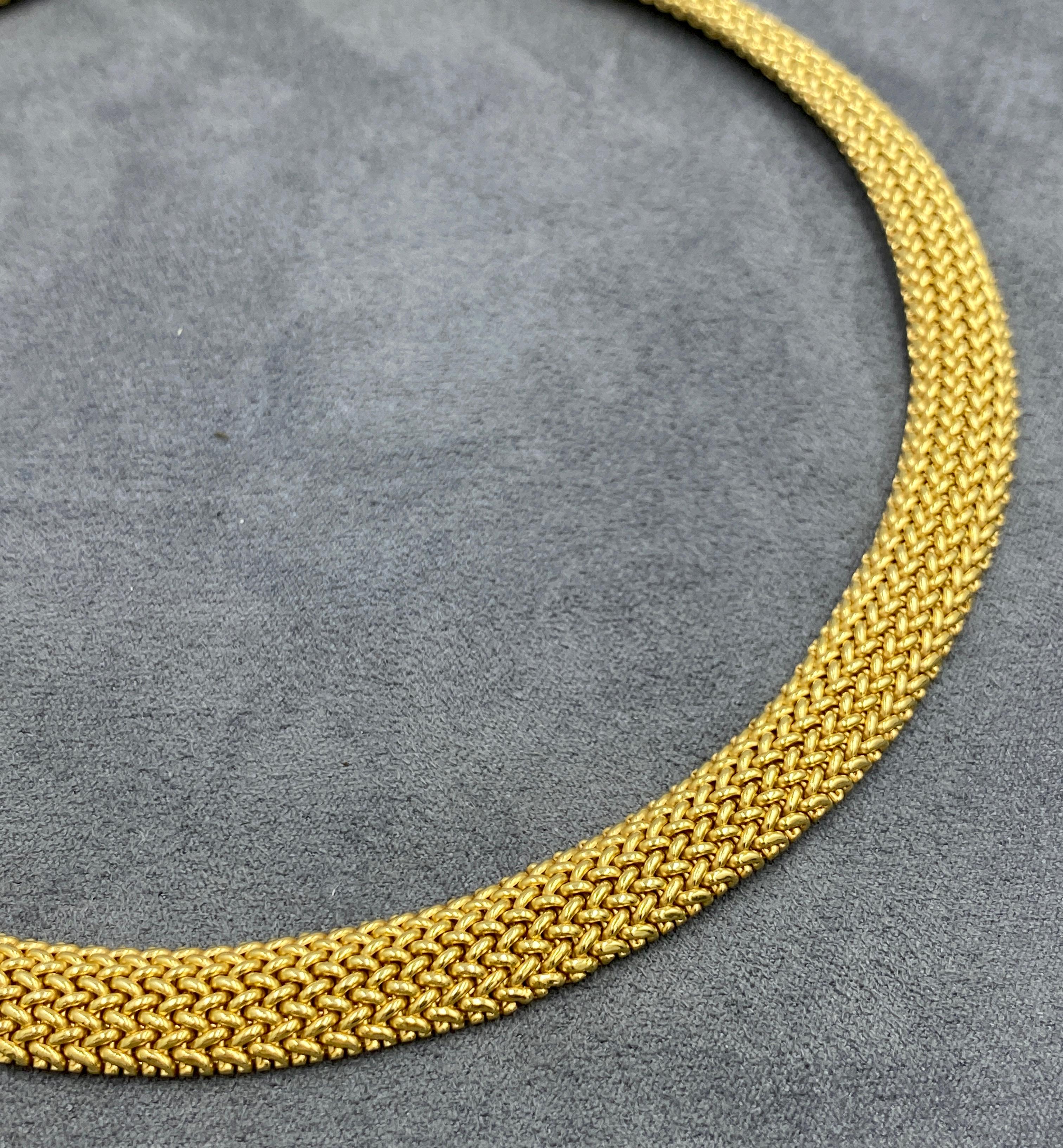 da uomo o donna Girocollo in oro 18 carati Tiffany & Co. anni '70 in vendita