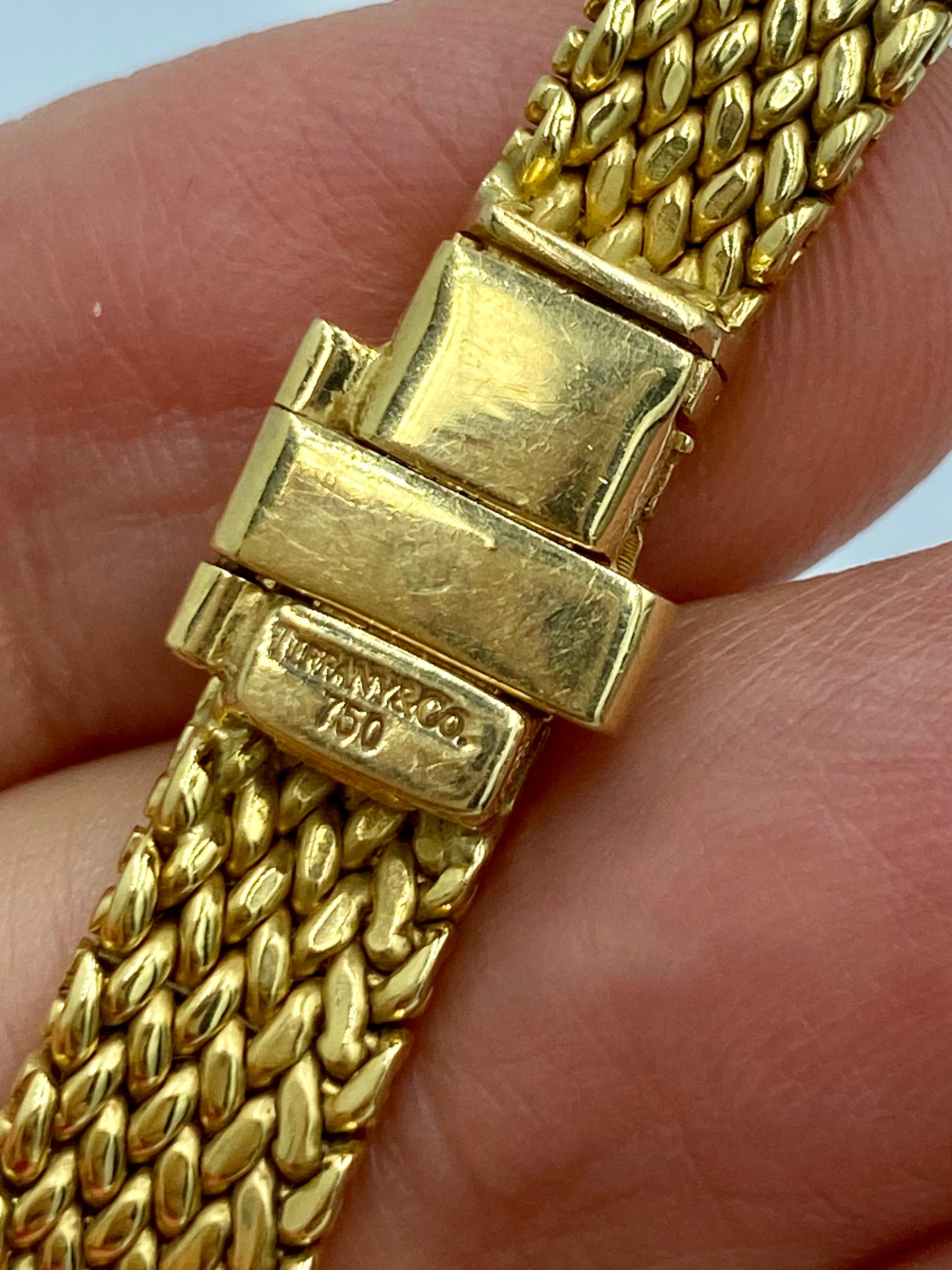 Girocollo in oro 18 carati Tiffany & Co. anni '70 in vendita 2