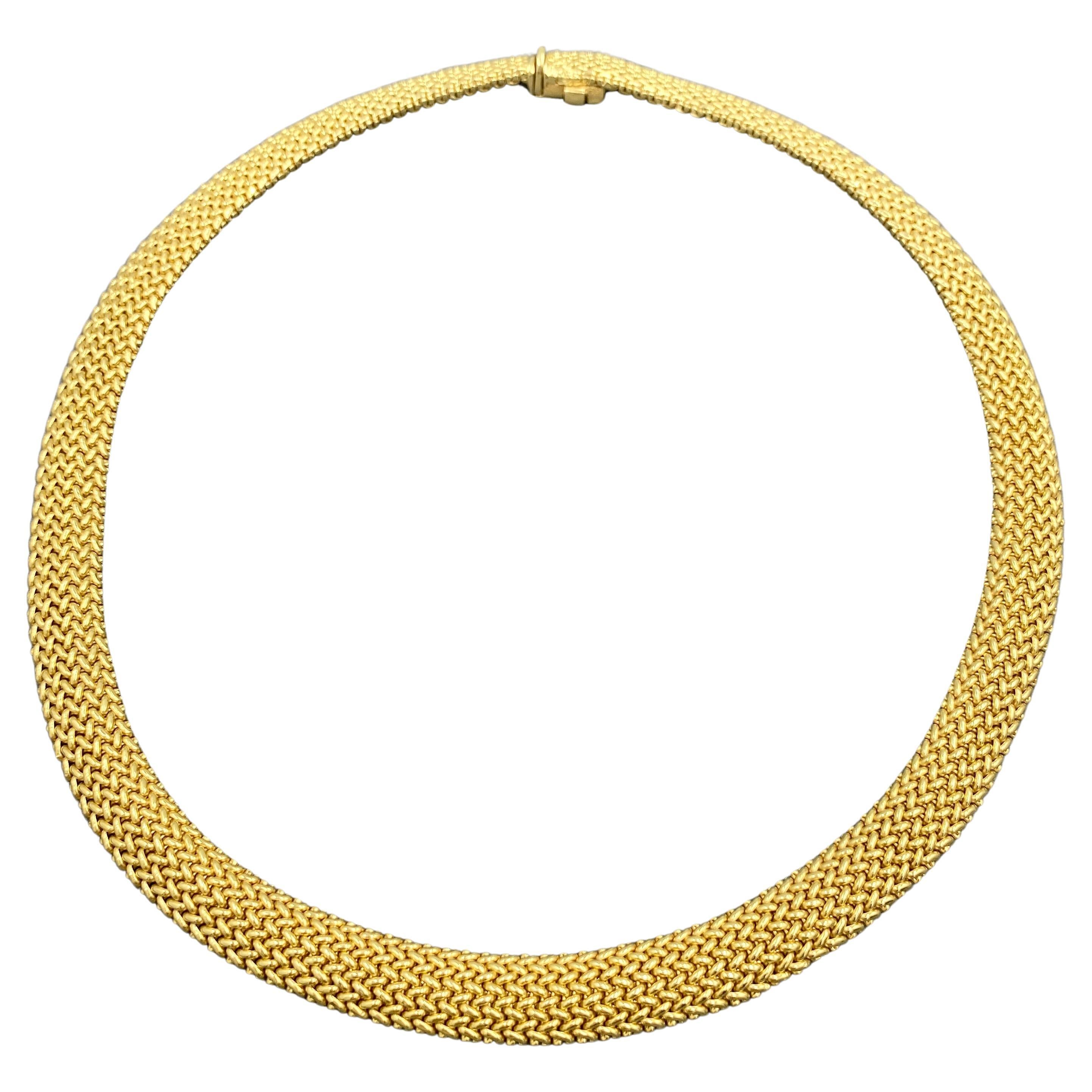 Tiffany & Co 1970er Jahre Choker aus 18 Karat Gold