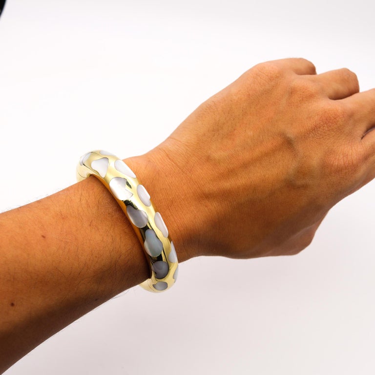 Tiffany Co. 1977 Angela Cummings Allure Bracelet 18 Kt Yellow Gold 