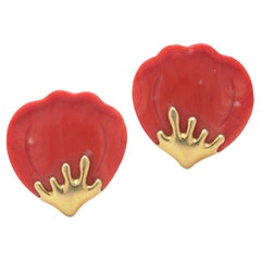 Tiffany
Co. 1977 Angela Cummings Petals Earrings in 18Kt Gold
Pink Quartz Tiffany
Co. 1977 Angela Cummings Petals Earrings in 18Kt Gold
Pink Quartz