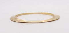 TIFFANY & CO. 1977 By Elsa Peretti Flying Saucer Bangle Bracelet In 18Kt Yellow