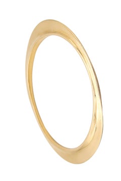 TIFFANY & CO. 1977 By Elsa Peretti Brazalete Platillo Volador Amarillo 18Kt