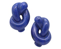 TIFFANY & CO. 1978 By Angela Cummings Orecchini con nodi di lapis in oro giallo 18Kt