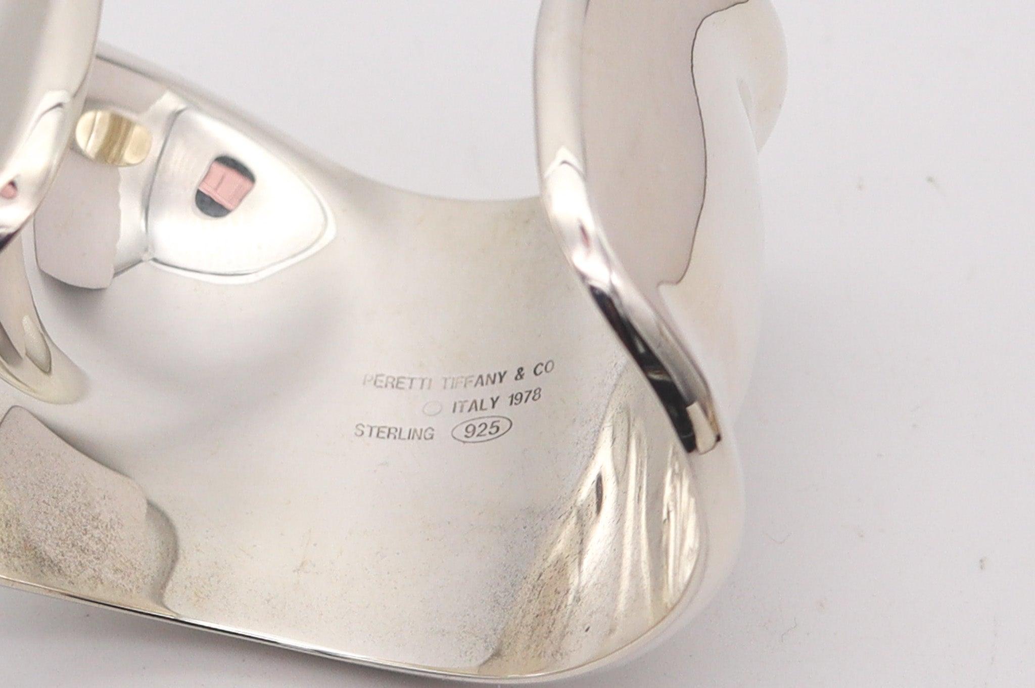 TIFFANY & CO. 1978 By Elsa Peretti Polsino medio con osso destro in argento sterling 1