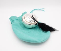 Tiffany & Co. 1980 by Elsa Peretti Pumpkin Trinket Lidded Box In .925 Sterling