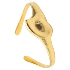 TIFFANY & CO. 1980 Elsa Peretti Free Forms Manschettenarmband aus massivem 18Kt Gelb