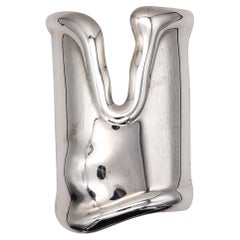 Manchette vintage Elsa Peretti RIGHT Bone de Tiffany & Co en argent sterling 925, 1980