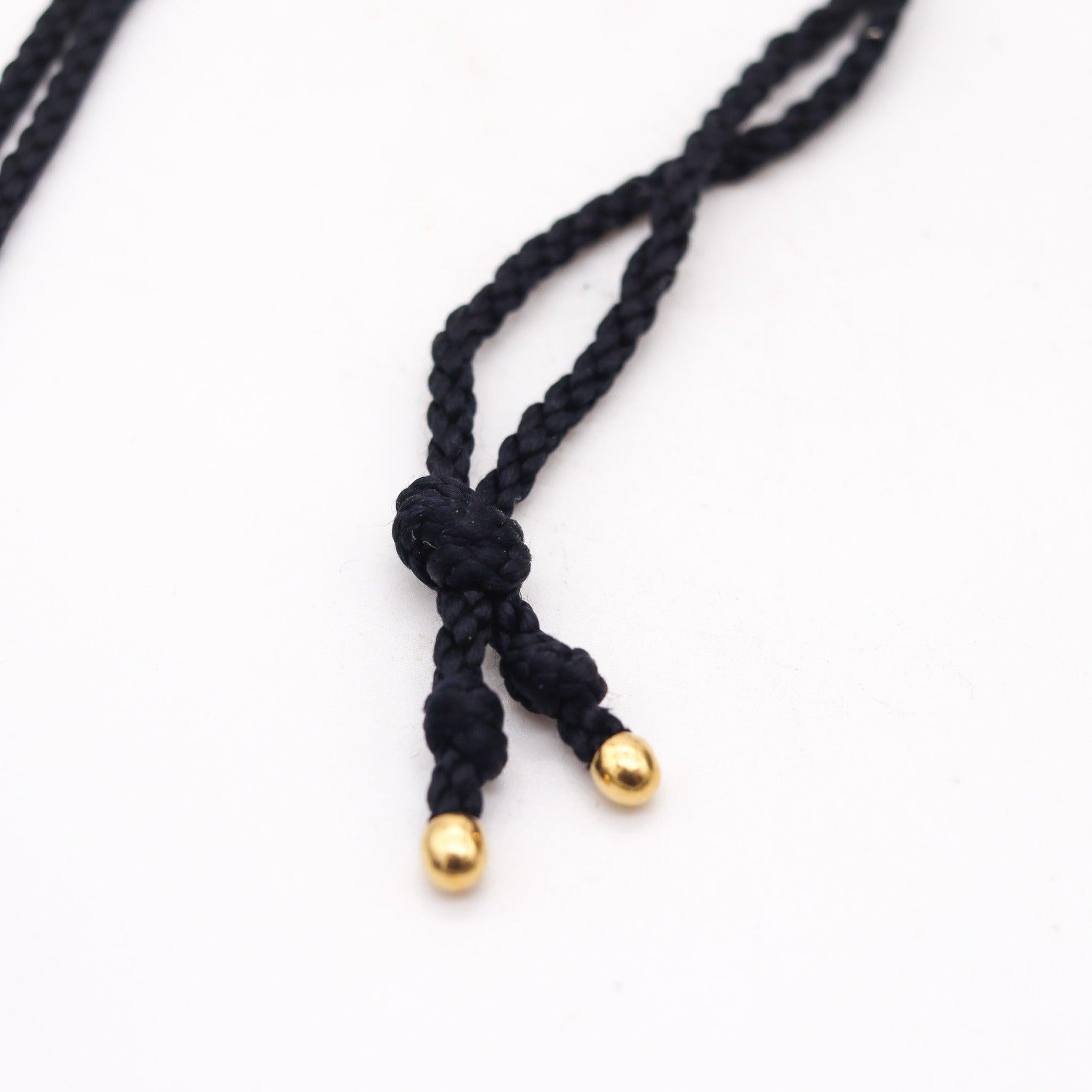 Donna TIFFANY & CO. 1980 Paloma Picasso Ciondolo Collana in Lapis Oro 18Kt e Diamanti in vendita