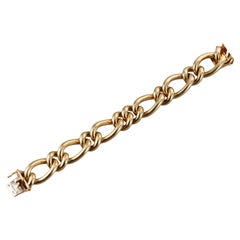 Tiffany & Co 1980s Yellow Gold Chunky Link Bracelet
