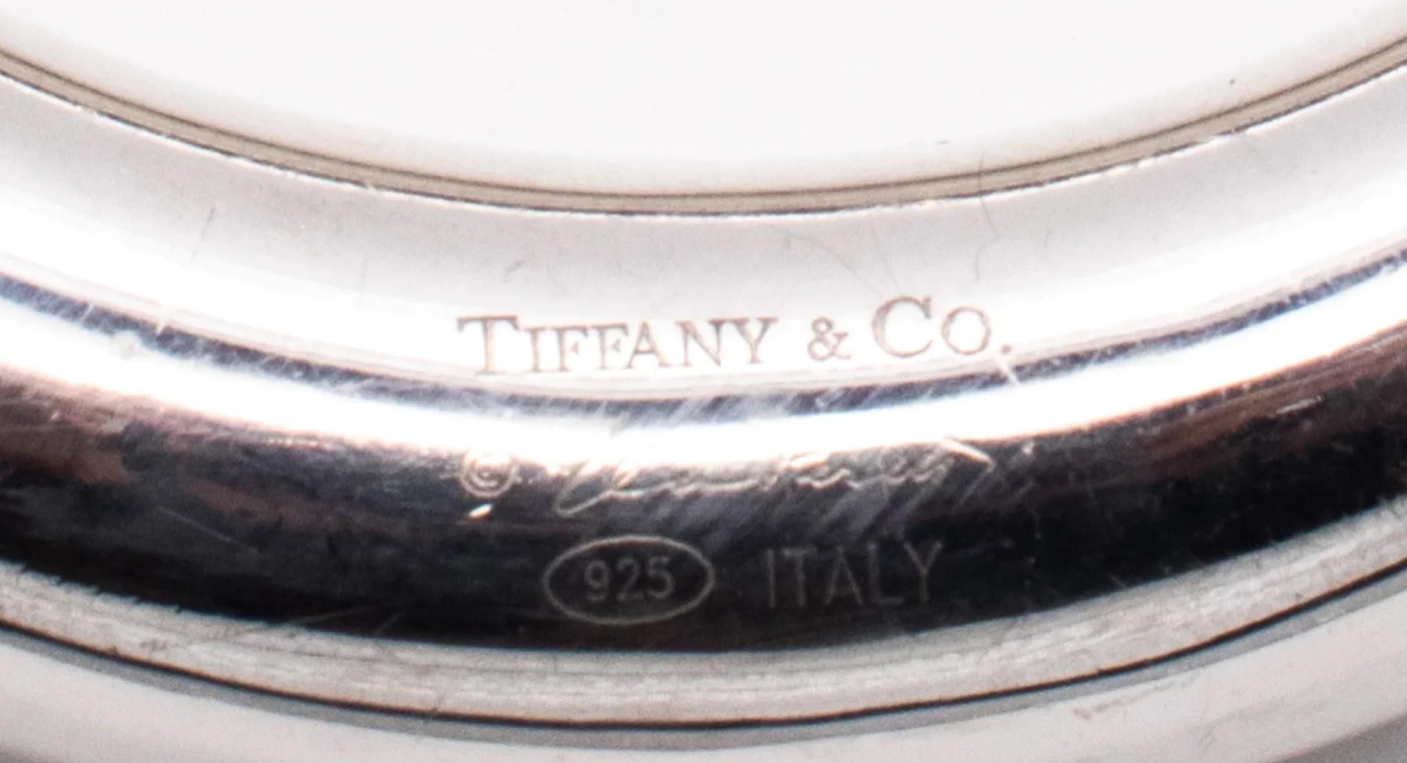 Tiffany & Co 1981 Elsa Peretti Bold Doughnut-Armreif aus massivem 925 Sterlingsilber, Tiffany & Co Damen im Angebot