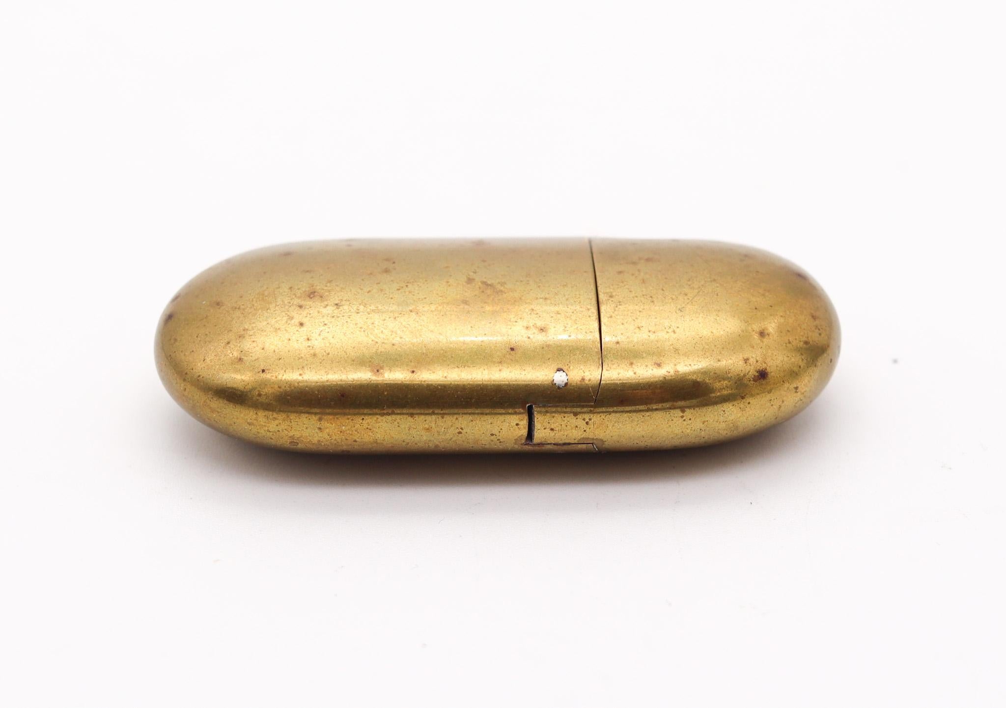 Pocket petrol lighter designed by Elsa Peretti (1940-2019) for Tiffany & Co.

The bean is one of the most iconic Elsa Peretti's designs, that she created for the Tiffany Studios, back in the 1970's. This petrol pocket lighter is one of her