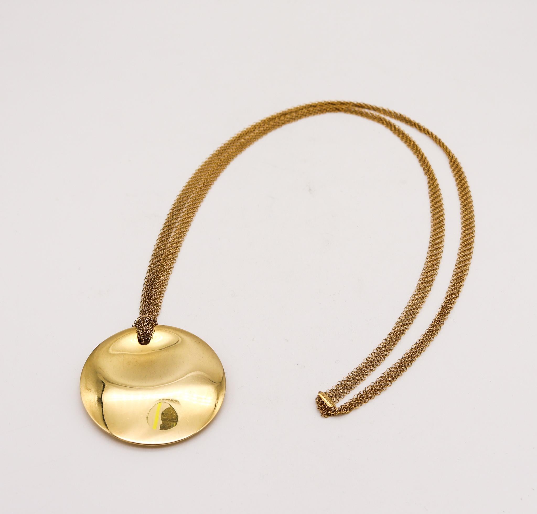 elsa peretti round pendant