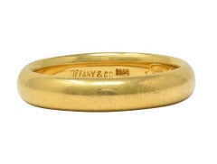 Tiffany & Co. 1983 18 Karat Yellow Gold Vintage Forever Unisex Wedding Band Ring