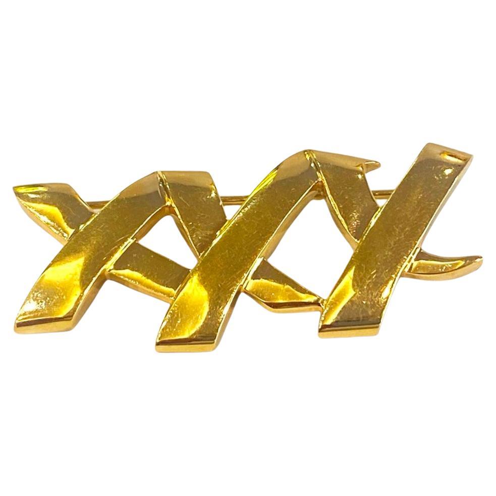 Alfiler broche Triple X Besos Paloma Picasso 1983 Tiffany & Co. 11,40 gramos
