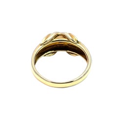 Tiffany & Co. 1990 Vintage X Signature Ring in 18k Yellow Gold