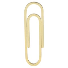 Tiffany & Co. 1990's Oro amarillo de 14 quilates Gran clip vintage