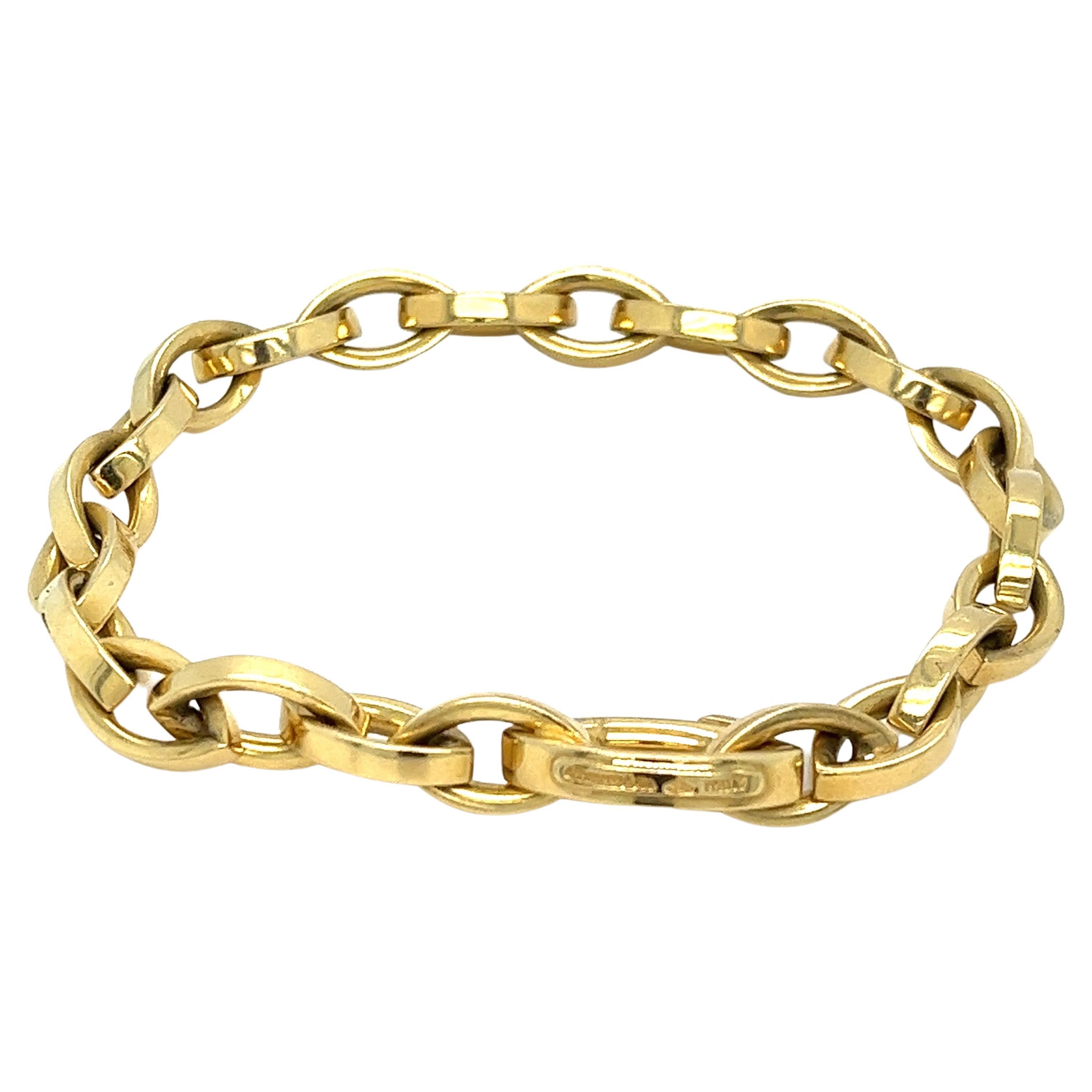 Tiffany & Co. 1990's Link Bracelet, 18kt Gold Italy