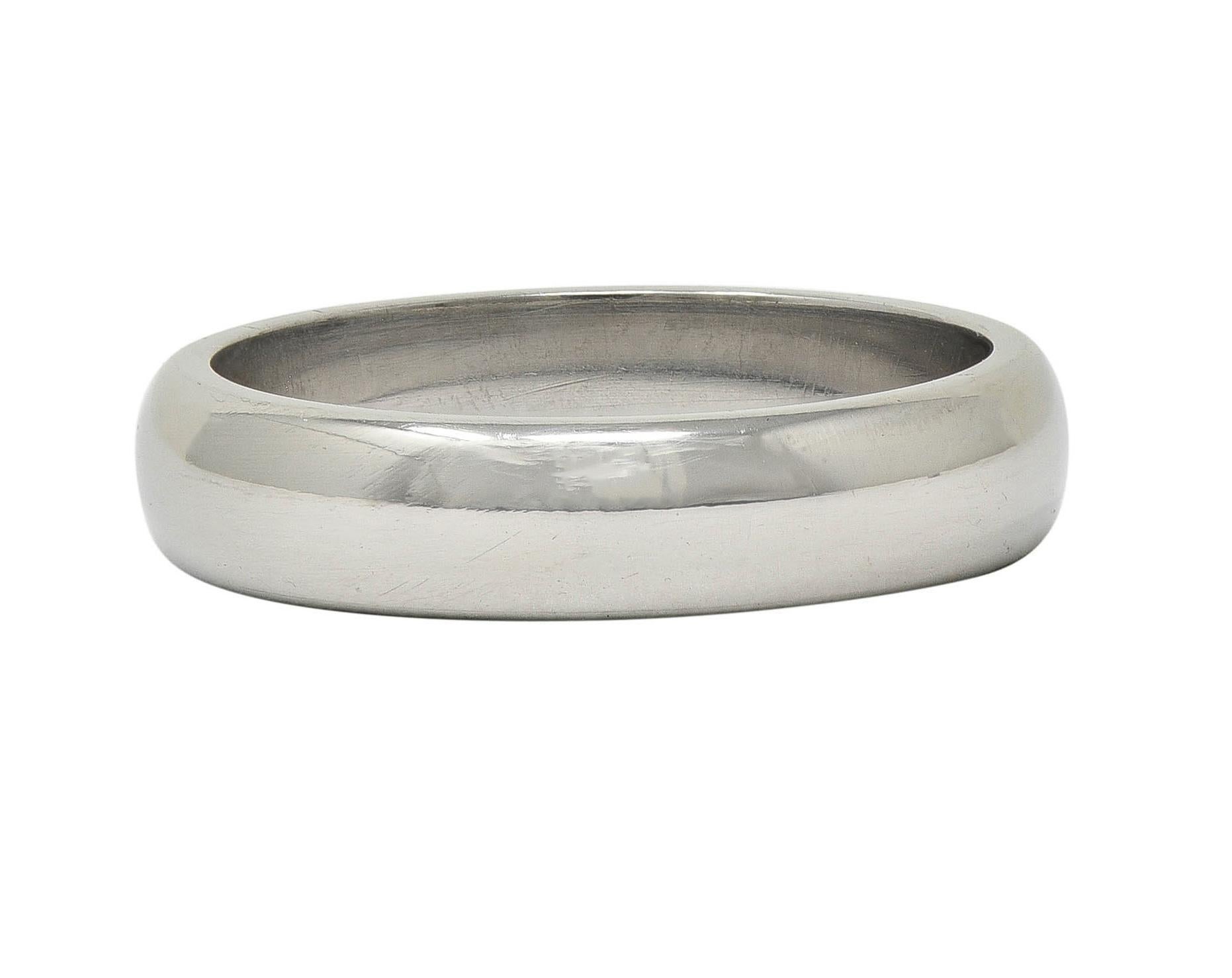Tiffany & Co. 1990 Anillo de boda unisex Vintage Forever de platino en venta 4